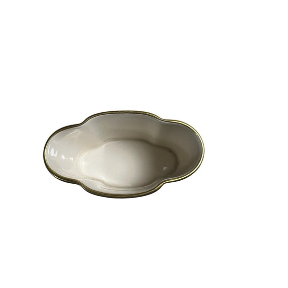 VTG Lindner Gold Rose Floral Scroll Toothpick or Cigarette Holder, 2 1/4" Deep - Picture 5 of 13